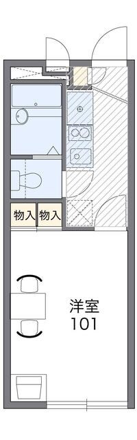 レオパレスエーゼIIの物件間取画像