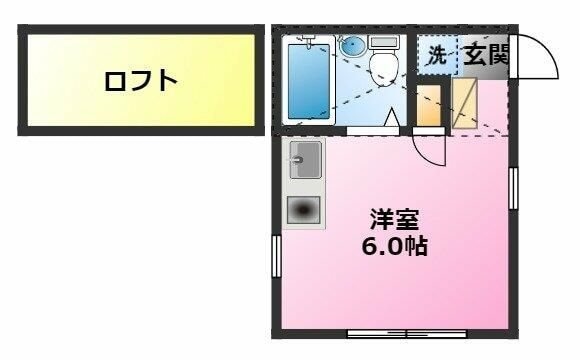 サンハイツ梶ヶ谷の物件間取画像