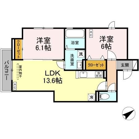 仮)D-ROOMあざみ野4丁目の物件間取画像