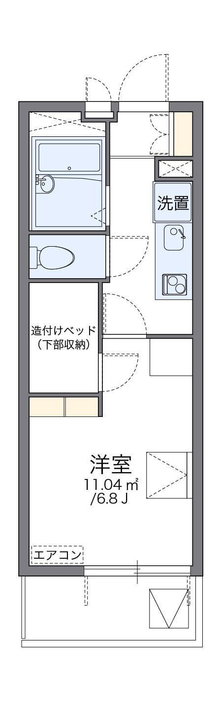 レオパレスＦｏｒ　ｙｏｕの物件間取画像