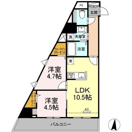 GRAND SOLEILの物件間取画像