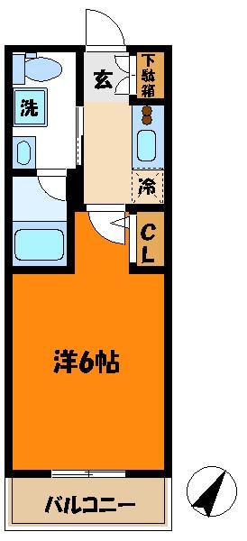 スパシエガーデン　川崎梶ヶ谷の物件間取画像