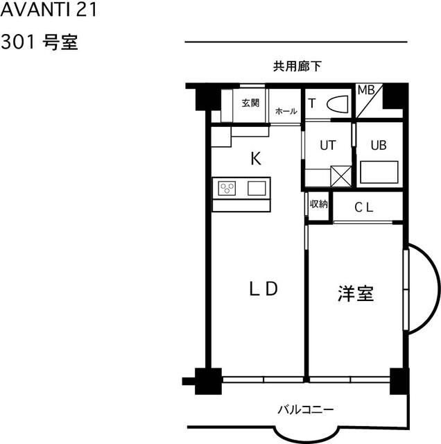 アバンティ２１の物件間取画像