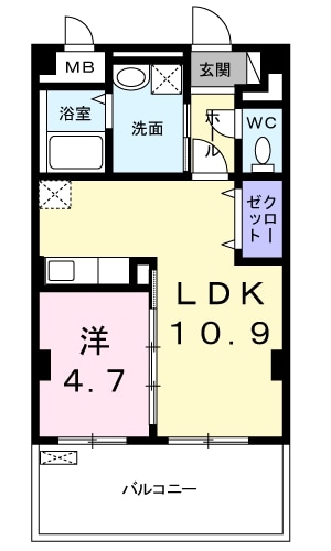 アウリ藤が丘の物件間取画像