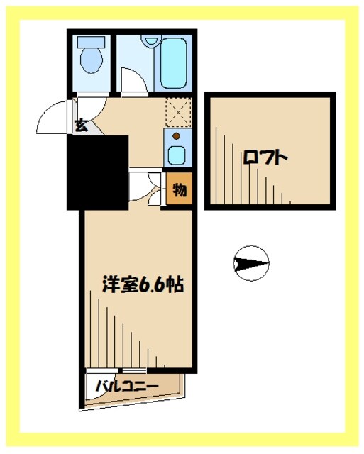 エイム宮崎台の物件間取画像