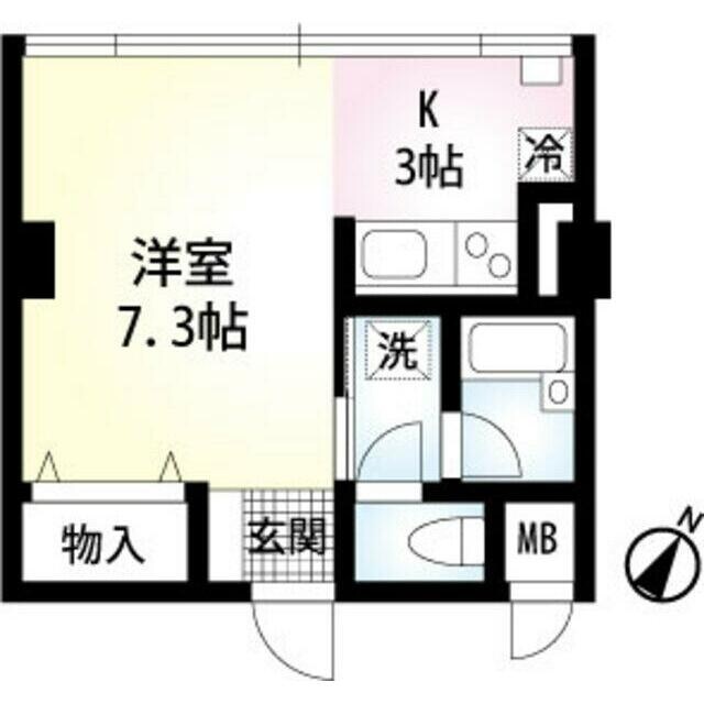 アクシス藤が丘の物件間取画像