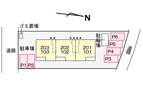 美しが丘西２丁目アパート（０２７８２１５０１）の物件内観写真