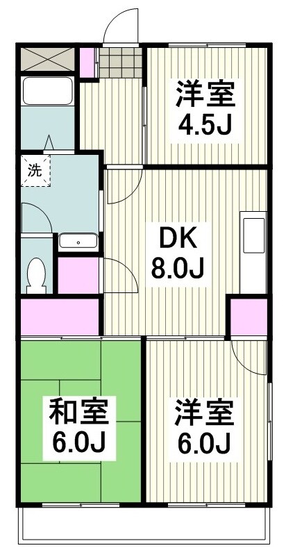 パストラルハイムの物件間取画像