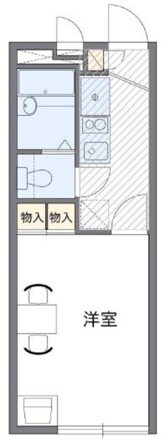 レオパレスグランエスポワールの物件間取画像