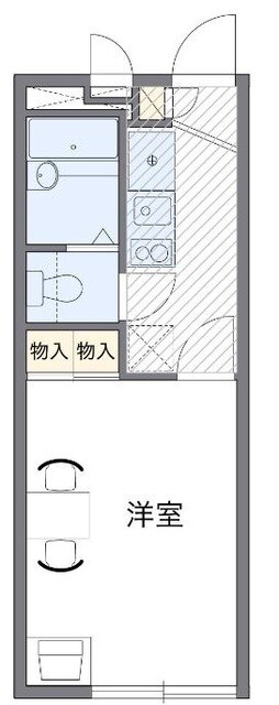 レオパレス横浜北の物件間取画像