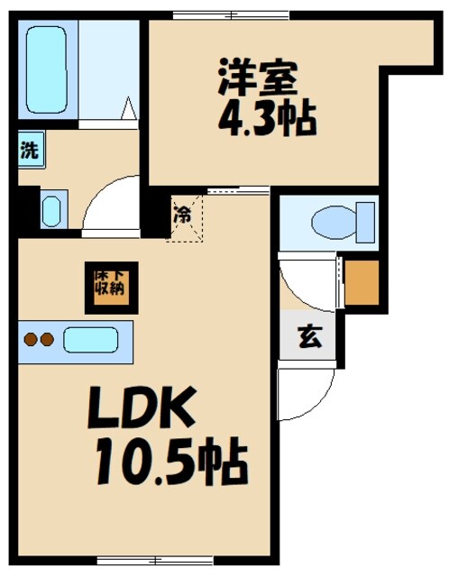 エムヒルズの物件間取画像