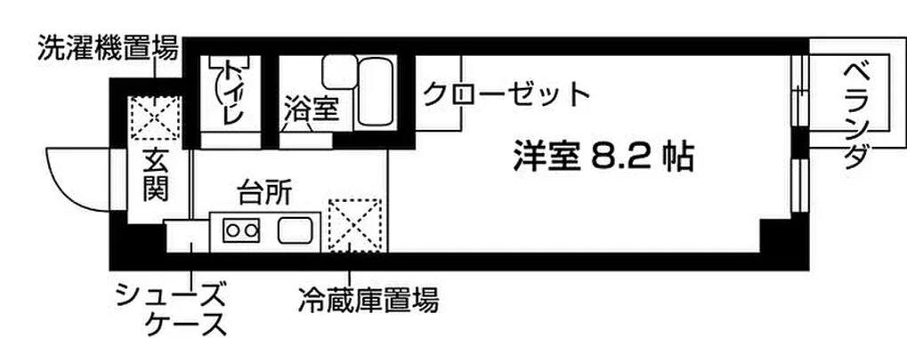 ブルーリーブスの物件間取画像