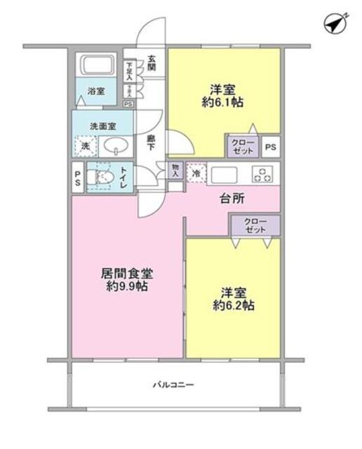 メゾン・ルミエールたまプラーザの物件間取画像