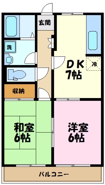 ラヴィ梶ヶ谷の物件間取画像