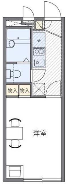 レオパレスみすずが丘の物件間取画像