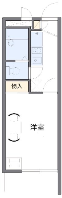 レオパレスフォンターナＢの物件間取画像