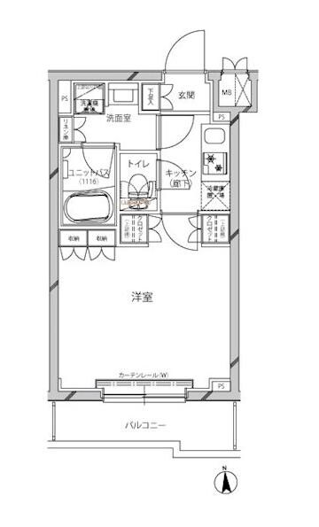 ルーブル川崎宮前平の物件間取画像