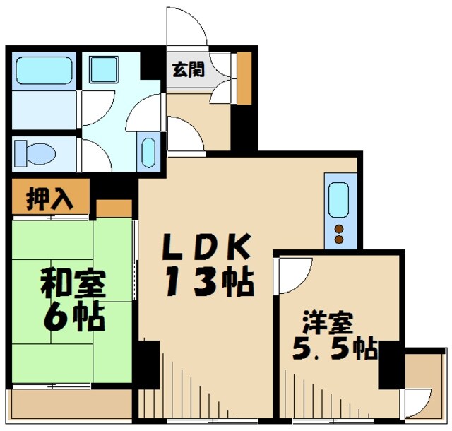 オークタス蕪木の物件間取画像