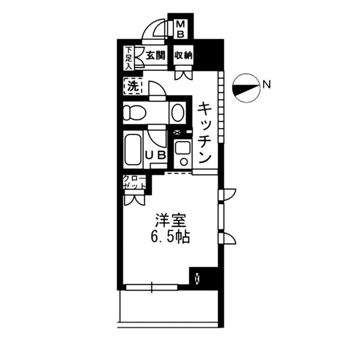 ウィスティリア高津の物件間取画像