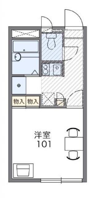 レオパレスＥＣＨＯの物件間取画像