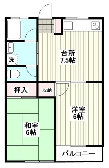 第3もえぎ野ハイツの物件間取画像