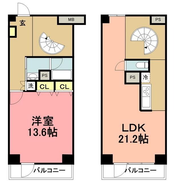 アーバンパーク溝の口の物件間取画像