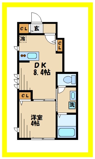オランジュリー（Orangerie）の物件間取画像