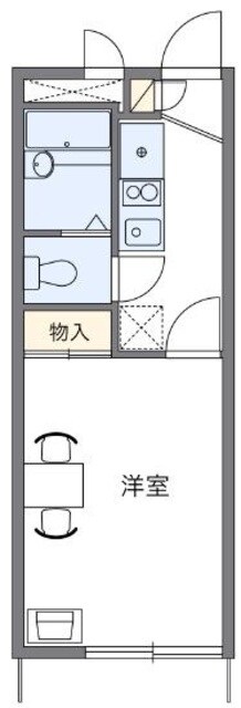 レオパレスドミールの物件間取画像