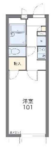 レオパレスチェリーブロッサムの物件間取画像