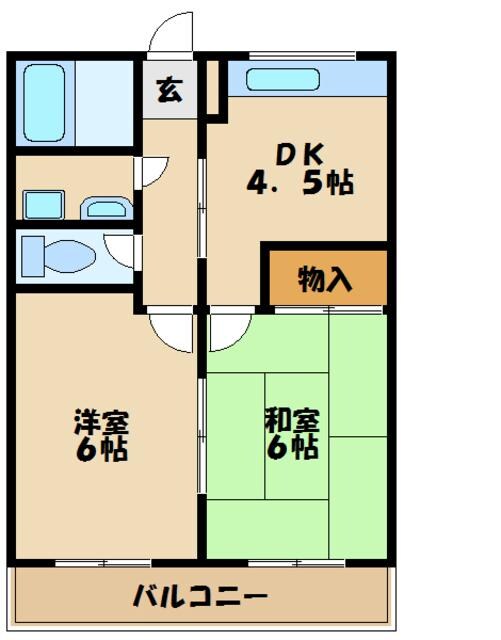 ガーデンヒルズ　の物件間取画像