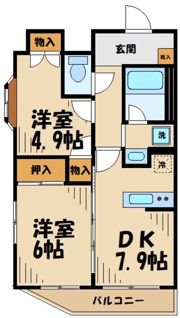 プレジオ・Yの物件間取画像