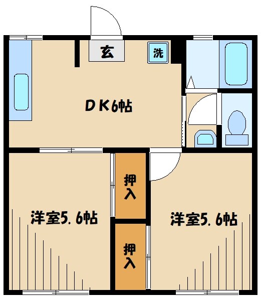 ミリオンハイツの物件間取画像