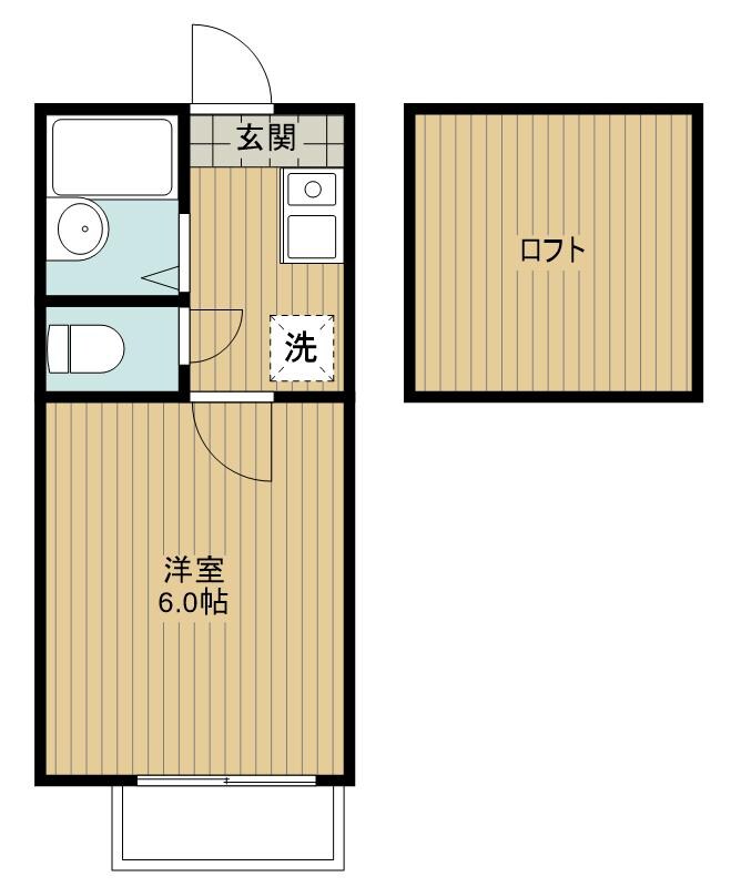 ロッシェル南橋本の物件間取画像