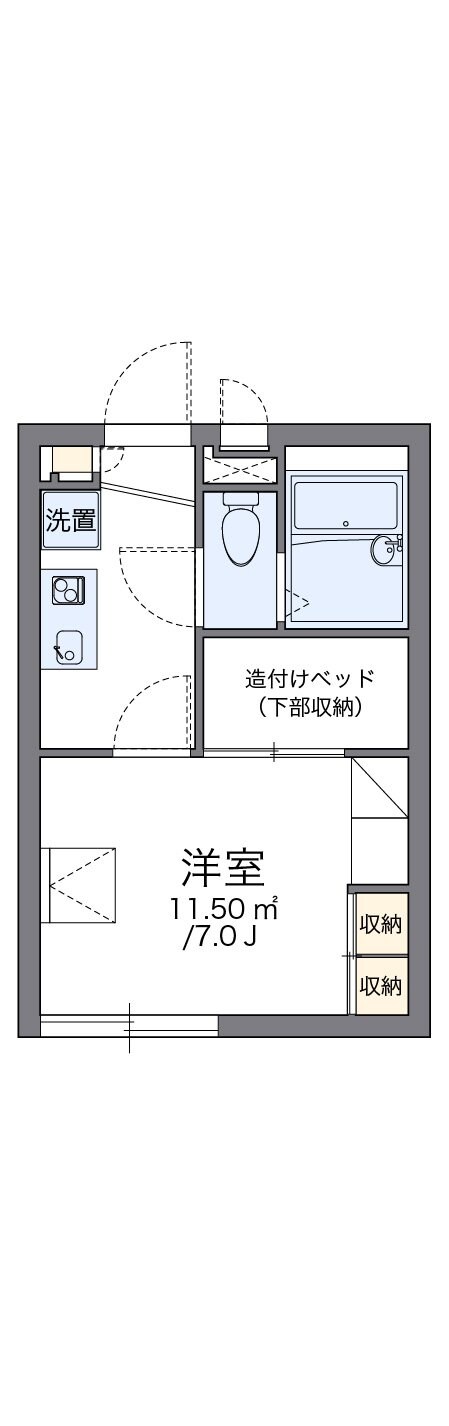 レオパレスグランシャリオの物件間取画像