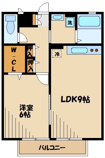 メゾンソレーユの物件間取画像