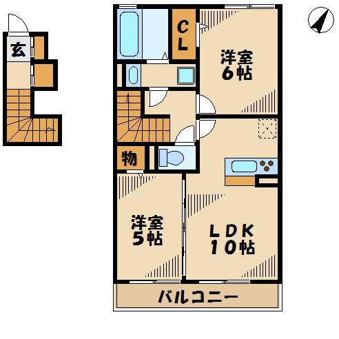 ルミエールＡの物件間取画像