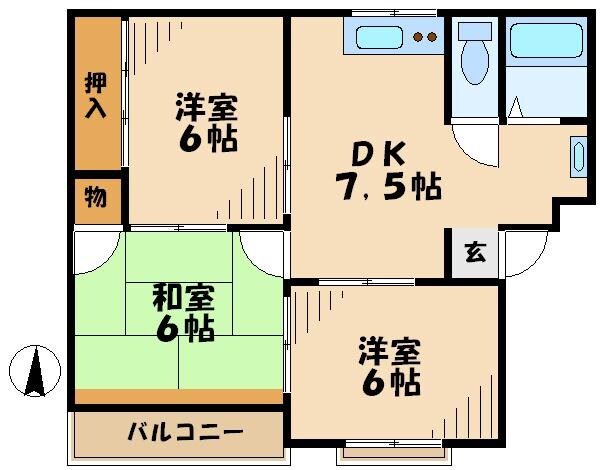 ルミエールの物件間取画像