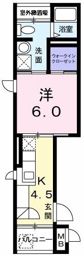 ブローテ・Ｋの物件間取画像