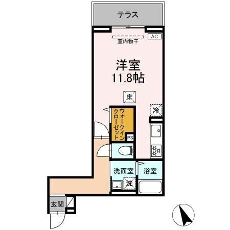 ラコルト相模原の物件間取画像