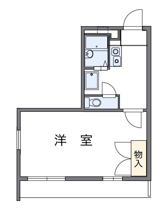 レオパレスピュアの物件間取画像