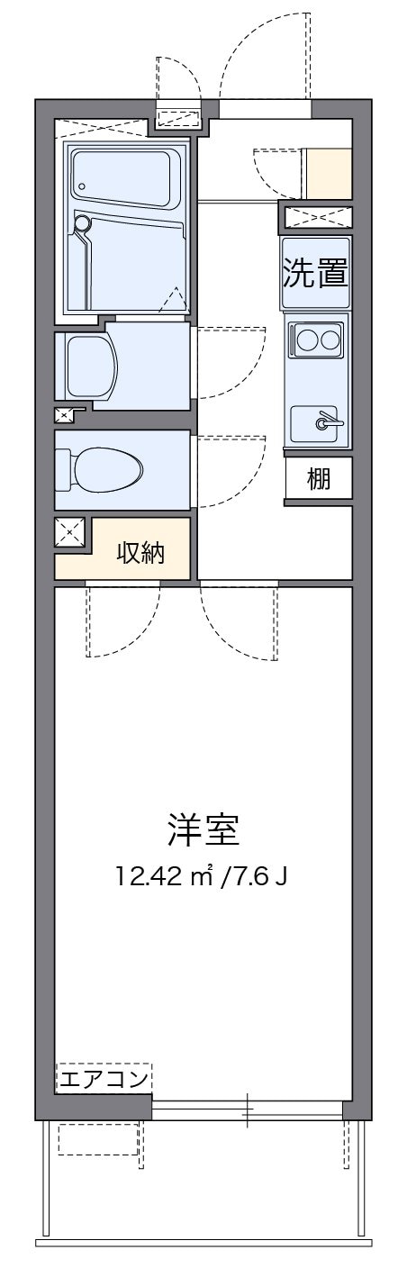 クレイノＭＩＲＡＩの物件間取画像