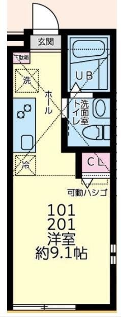 アイズ上溝の物件間取画像