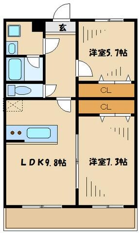 グランセイスシエロの物件間取画像