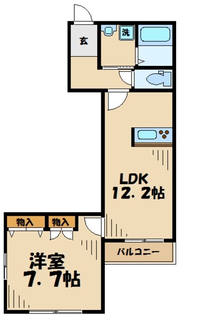 Maison　Splendeur～メゾンスプランドゥール～の物件間取画像