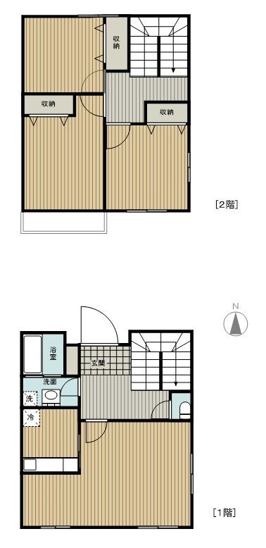 ベルコート2の物件間取画像