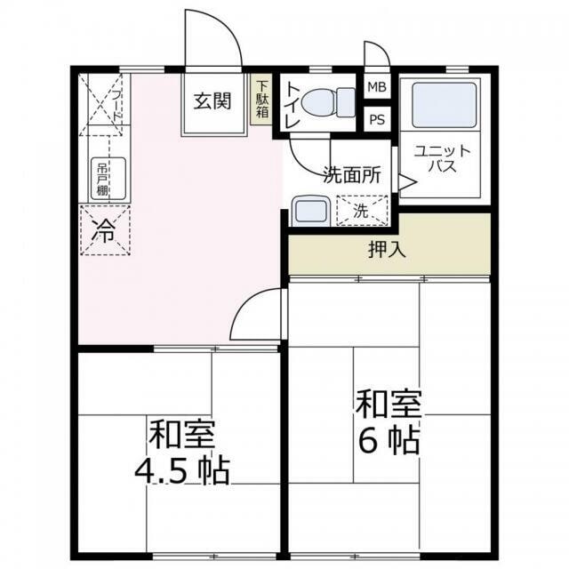 リバーサイド清水の物件間取画像