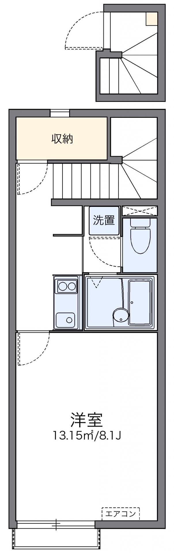 レオネクスト新百合２の物件間取画像