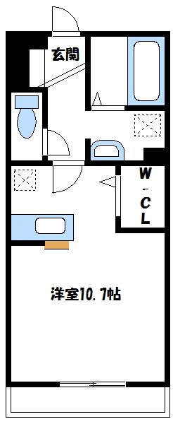 コンフォールえのきの物件間取画像