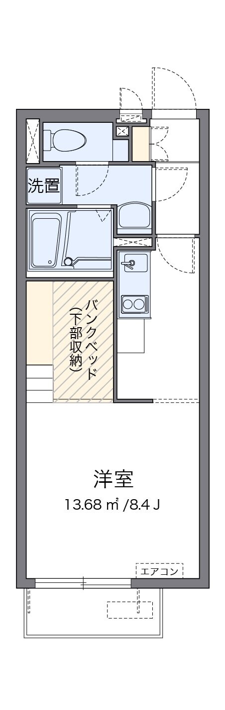 ミランダＩＩＤＡの物件間取画像