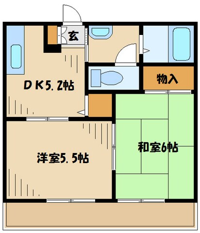 ファミールＫIIの物件間取画像